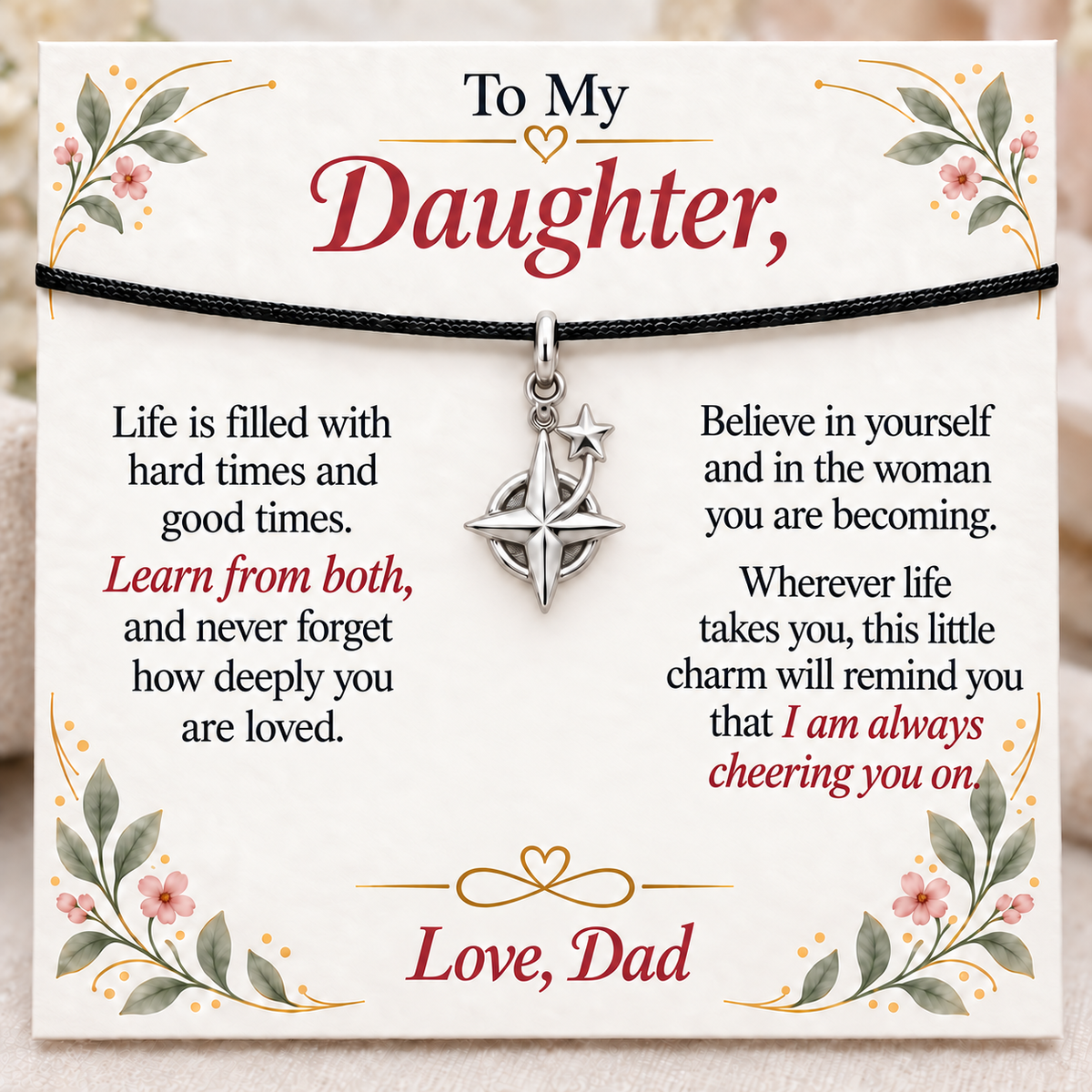 Guiding Star, Believe in Your Journey — Main image, silver finish