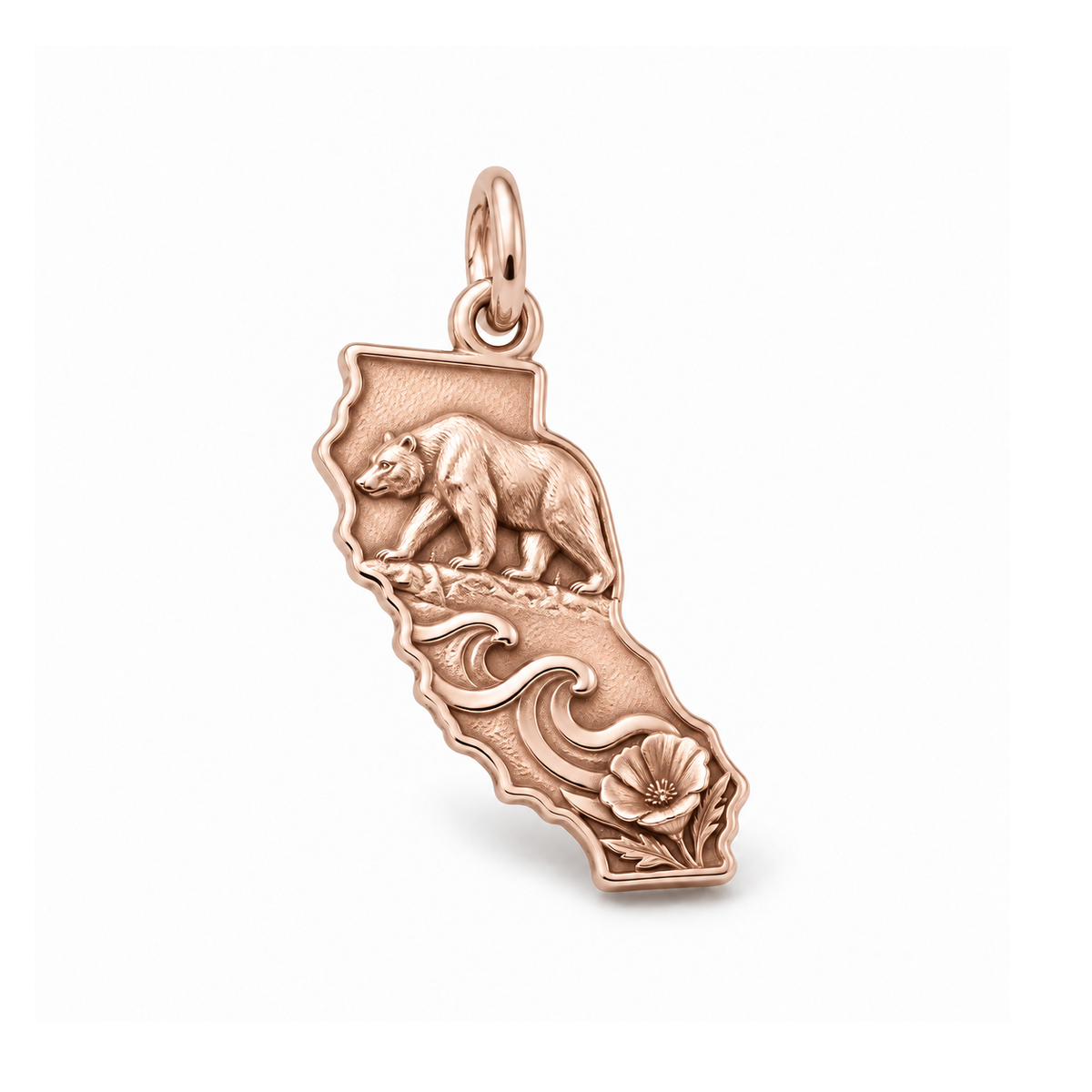 California Wild Spirit Charm — Rose Gold | charm-topics-remaining-444-2026-09-14 | topic-317