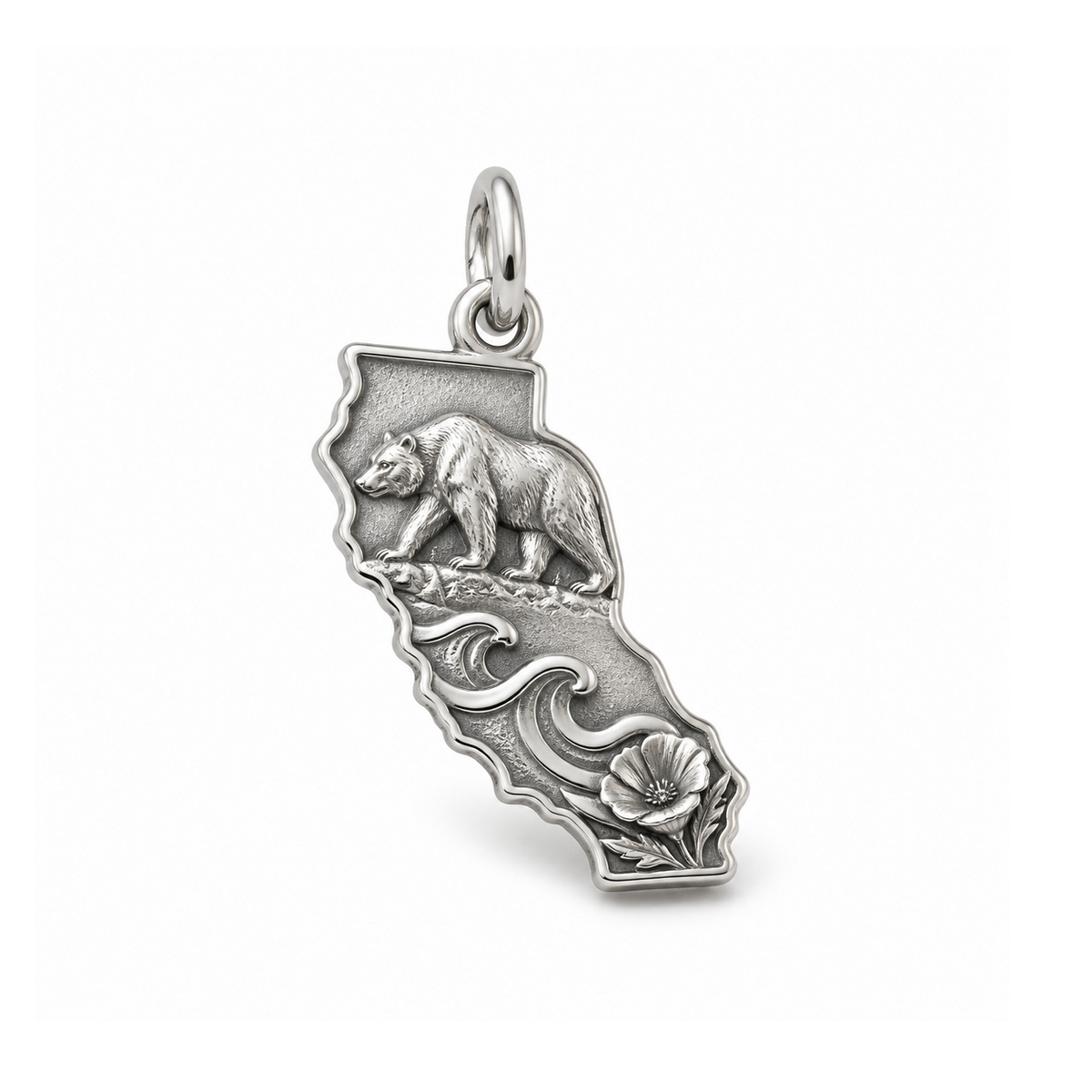 California Wild Spirit Charm — Silver | charm-topics-remaining-444-2026-09-14 | topic-317