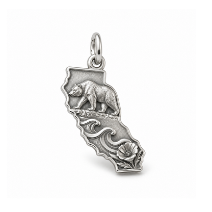 California Wild Spirit Charm — Silver | charm-topics-remaining-444-2026-09-14 | topic-317