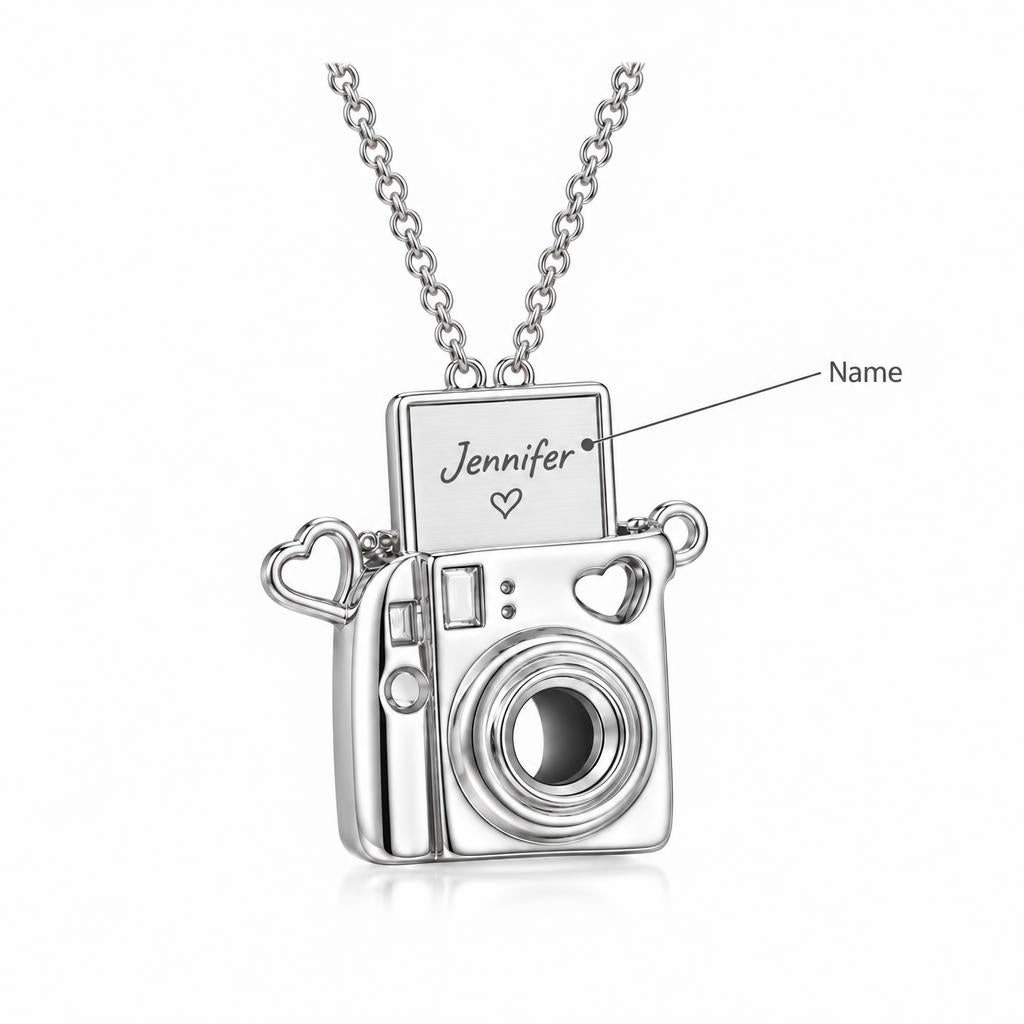 Captured Moments Camera Charm – Personalized Photographer Gift – personalization guide