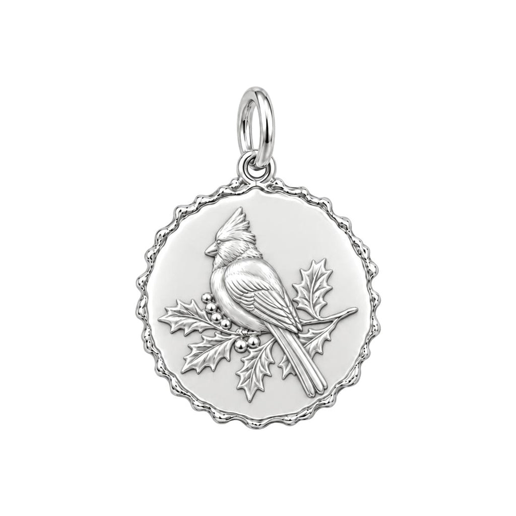 Cardinal Hope Charm and Polyester Cord Bracelet Set