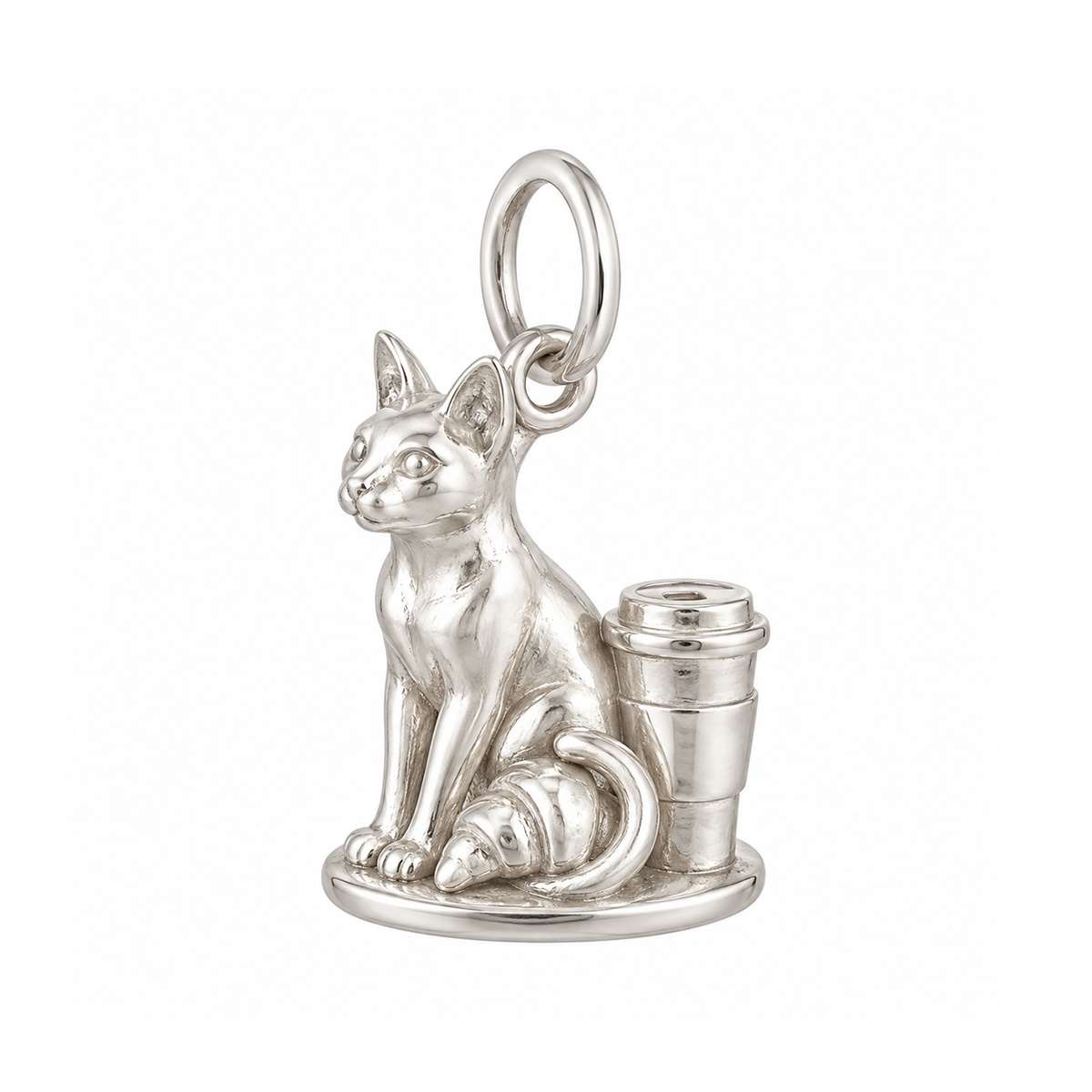 Cat and Croissant Charm — Silver — 50-works-silver-20260916-32