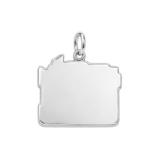 Cat Escape Artist Charm Bracelet – Personalized Cat Mom Gift – back of the charm, engraving area