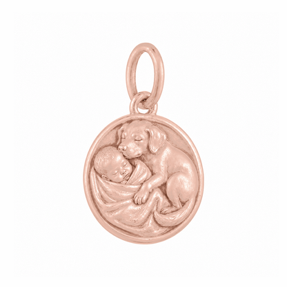 Tiny Hands Gentle Paws Charm — Rose Gold | codex-batch:charmco60-collections-20260910 | 05-always-family/06-baby-and-dog
