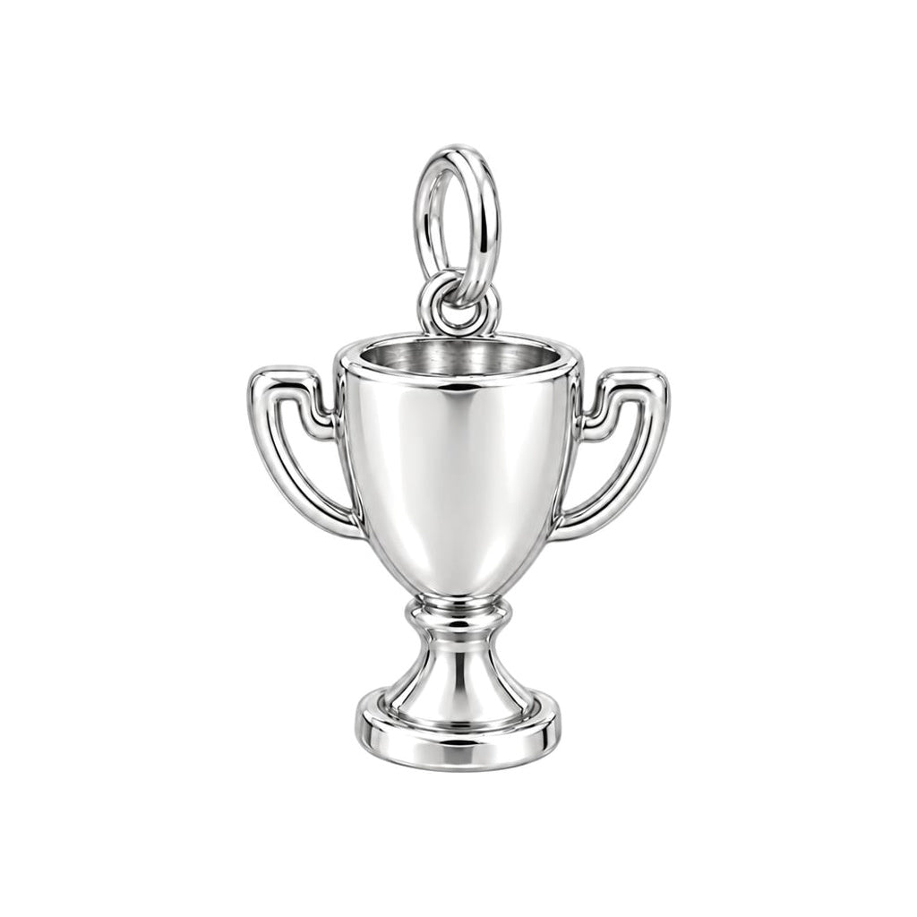 Champion Trophy Charm Bracelet – Personalized Mom Gift – back of the charm, engraving area