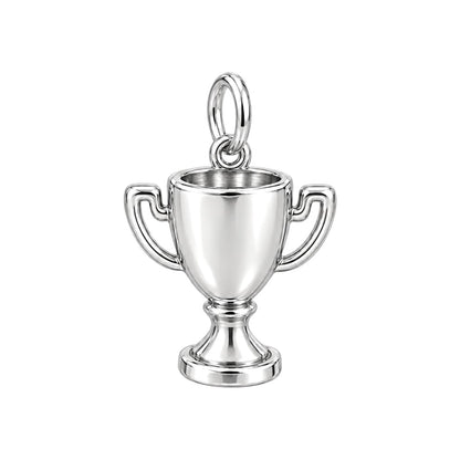 Champion Trophy Charm Bracelet – Personalized Mom Gift – back of the charm, engraving area