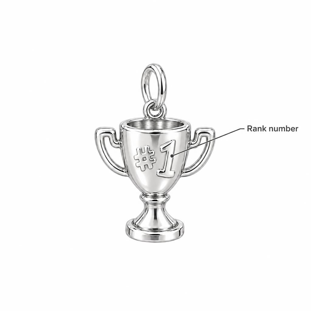 Champion Trophy Charm Bracelet – Personalized Mom Gift – personalization guide
