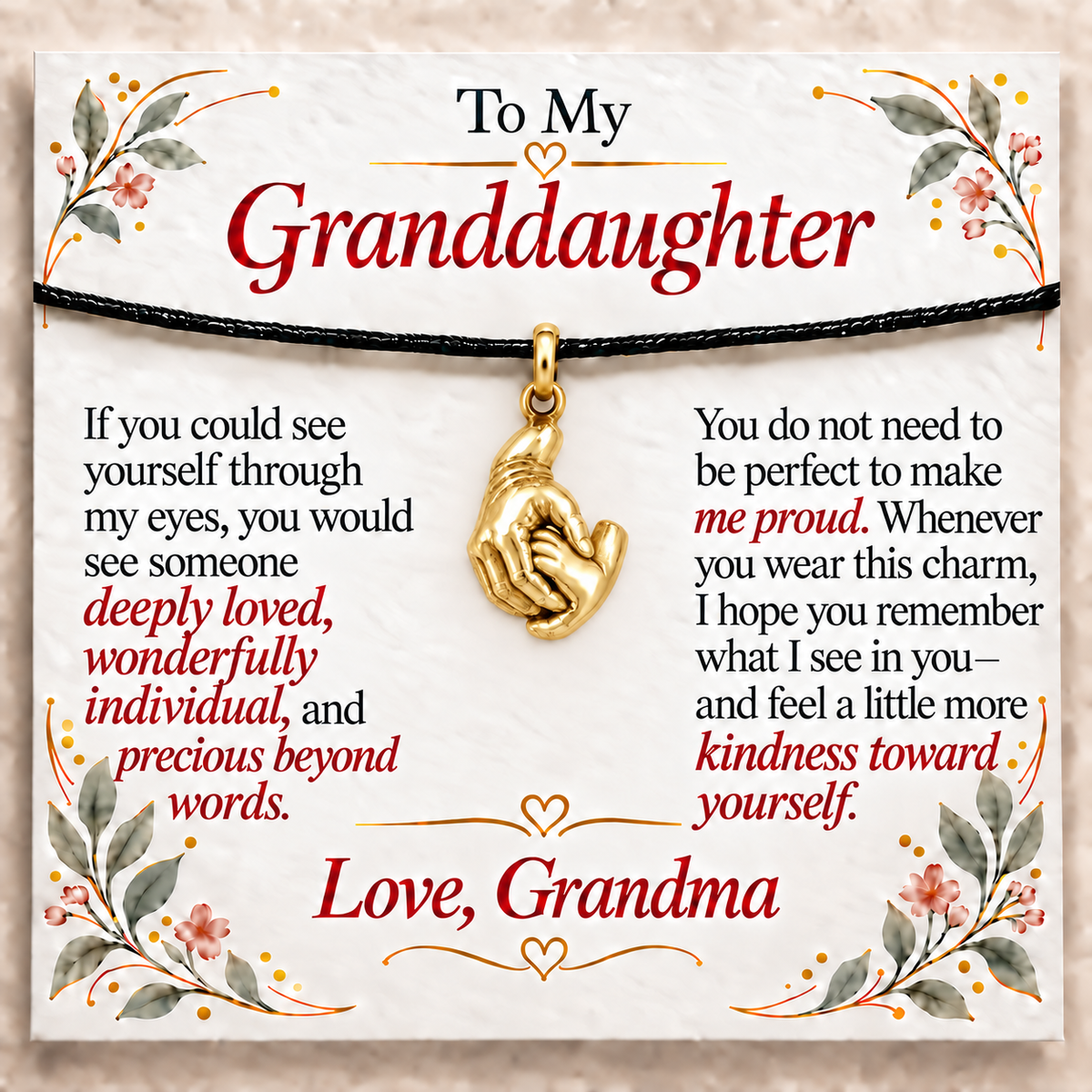 Held In Grandma’s Loving Hands | gold | a745c9314fc9470bf0f51f601fcc9f4eda6db67b787d052da3d3aea0c825f15e