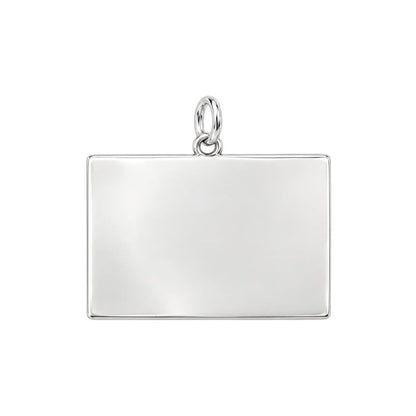 Check Yo Energy Charm Bracelet – Personalized Family Gift – back of the charm, engraving area