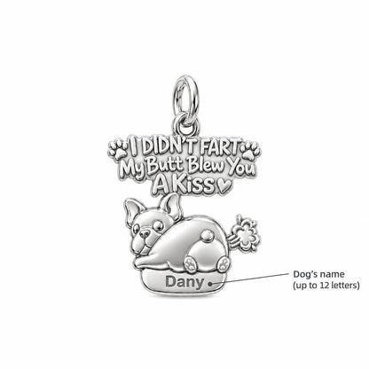 Cheeky Puppy Kiss Charm Bracelet – Personalized Dog Mom Gift – personalization guide