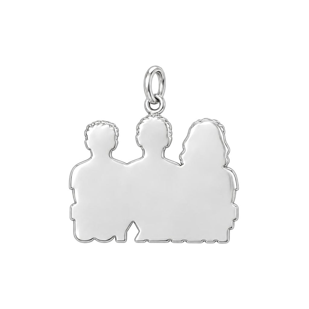 Cheers to Dad Thank You Charm Bracelet – Personalized Dad Gift – back of the charm, engraving area