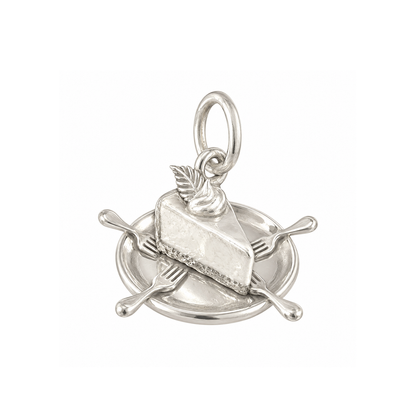 Cheesecake and Four Forks Charm — Silver — 50-works-silver-20260916-21