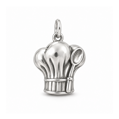 Chef's Hat Charm — Silver | charm-topics-remaining-444-2026-09-14 | topic-258