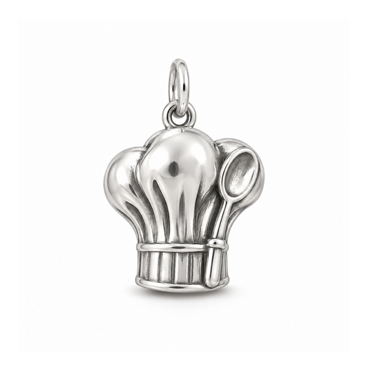 Chef's Hat Charm — Silver | charm-topics-remaining-444-2026-09-14 | topic-258