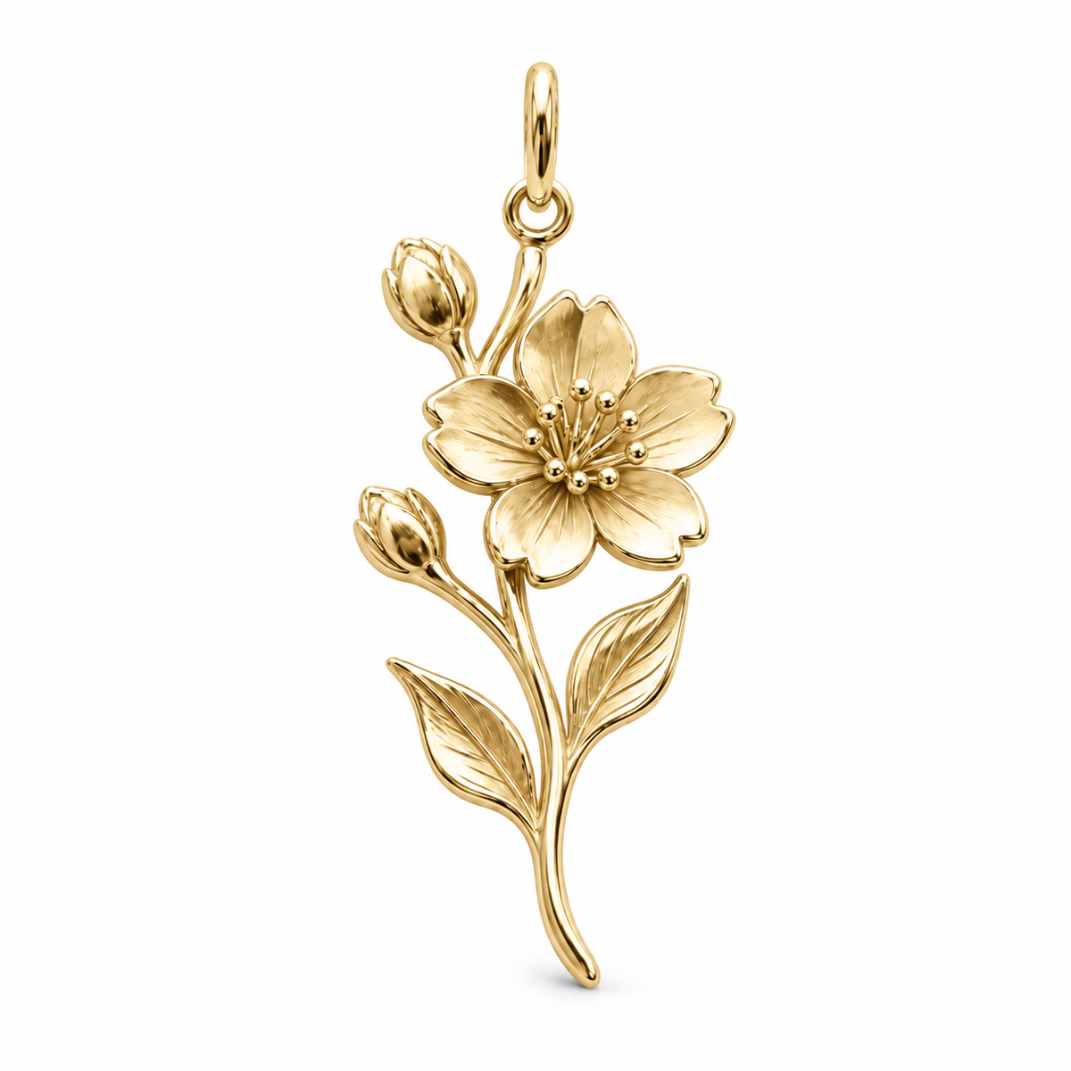 Blooming Memories — Choose Your Flower Charm and Polyester Cord Bracelet Set