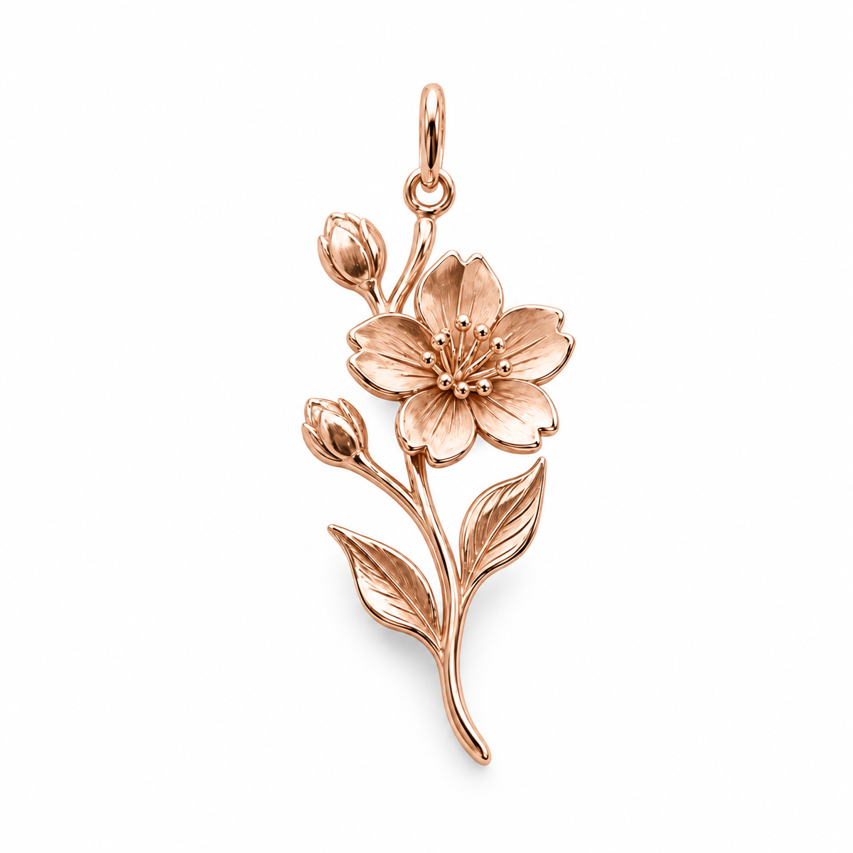 Blooming Memories — Choose Your Flower Charm and Polyester Cord Bracelet Set