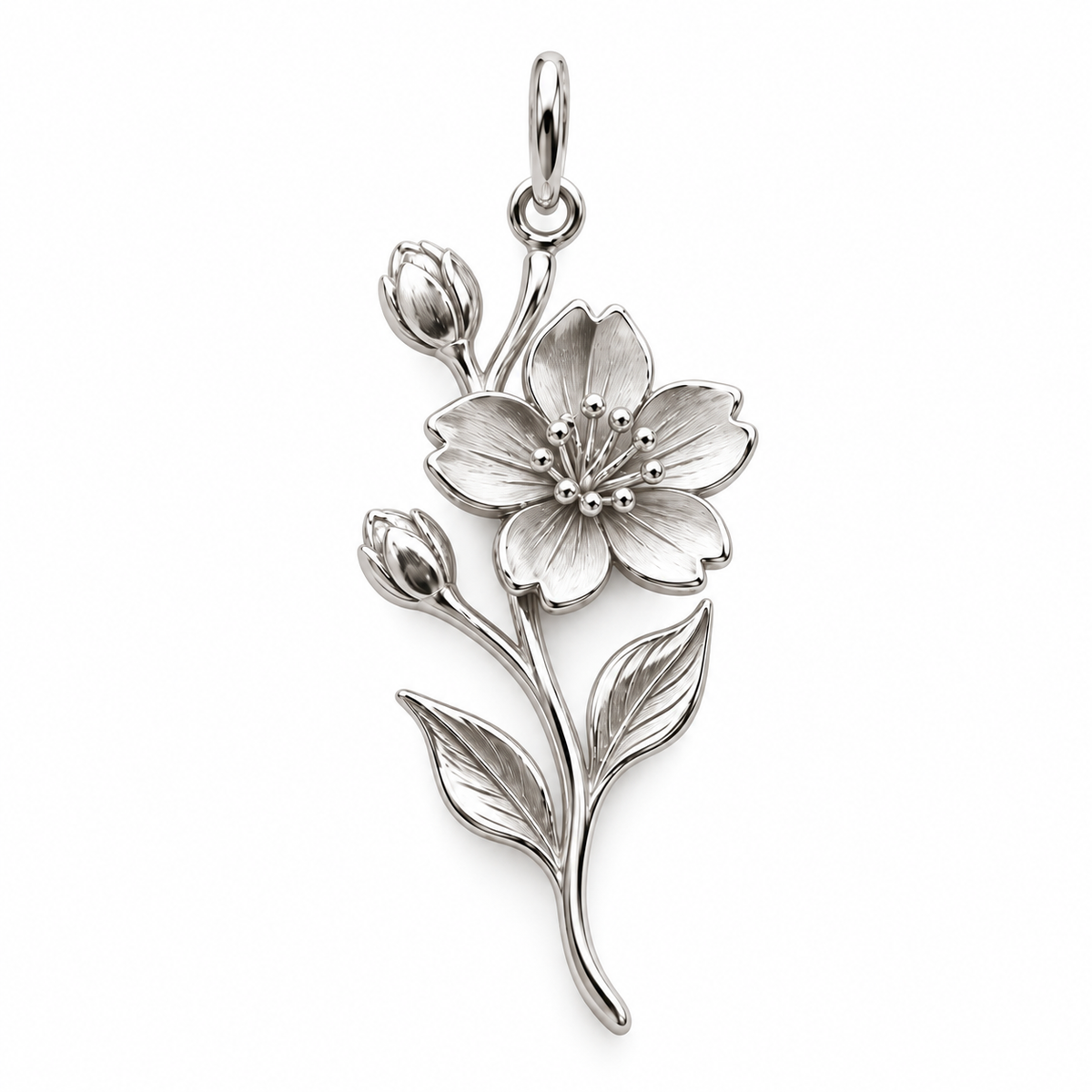 Blooming Memories — Choose Your Flower Charm and Polyester Cord Bracelet Set