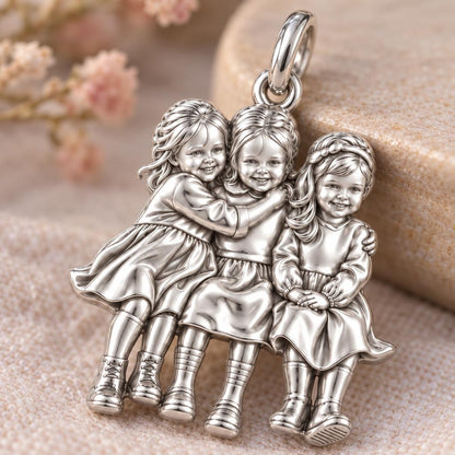 Childhood Friends Forever Charm Bracelet – Personalized Besties Gift