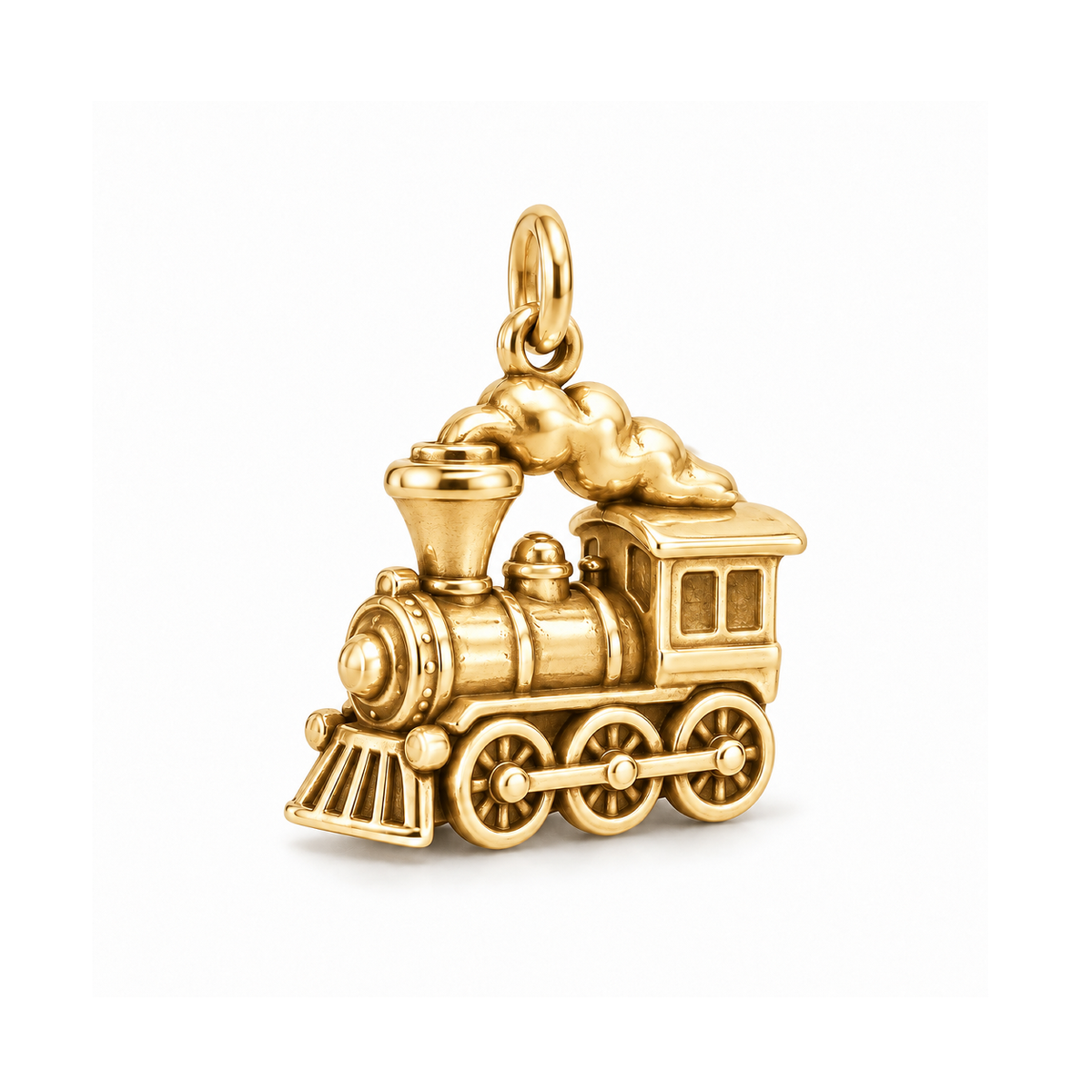 Childhood Steam Engine Charm — Gold | charm-topics-remaining-444-2026-09-14 | topic-302