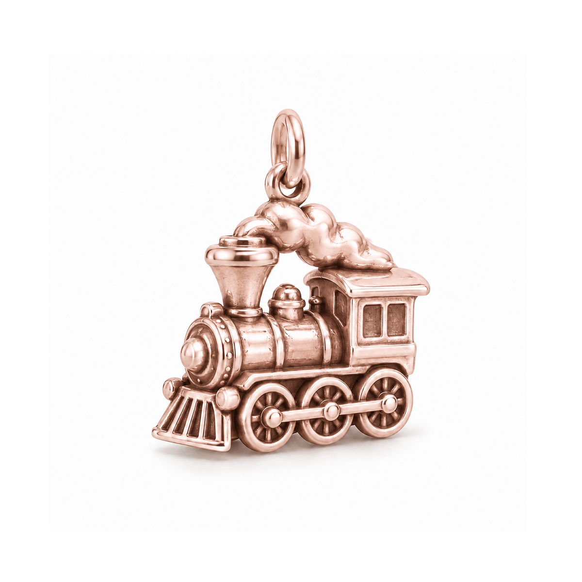 Childhood Steam Engine Charm — Rose Gold | charm-topics-remaining-444-2026-09-14 | topic-302