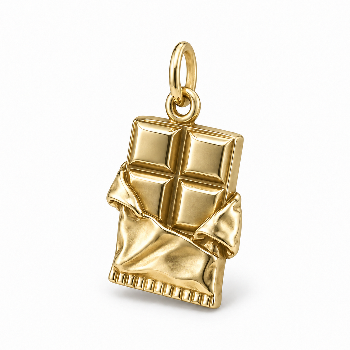 Chocolate Bar Charm — Gold | charm-topics-remaining-444-2026-09-14 | topic-010
