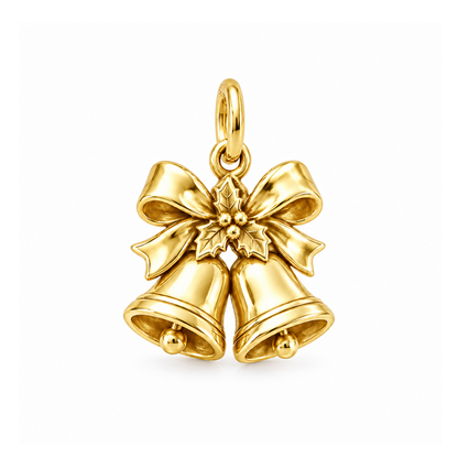 Christmas Bells Charm — Gold | charm-topics-remaining-444-2026-09-14 | topic-147