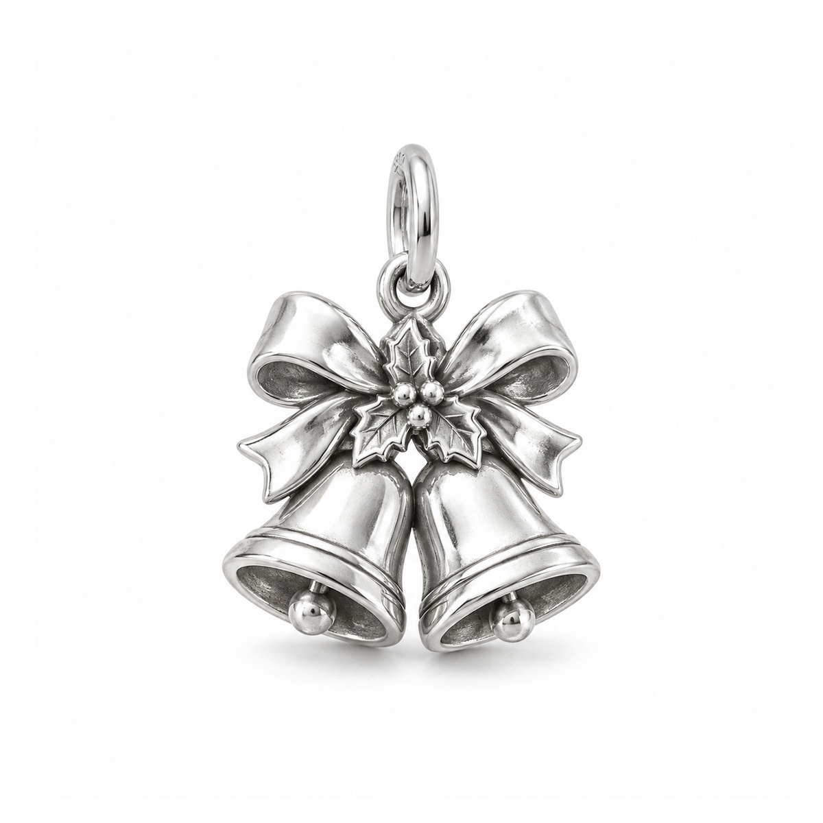 Christmas Bells Charm — Silver | charm-topics-remaining-444-2026-09-14 | topic-147