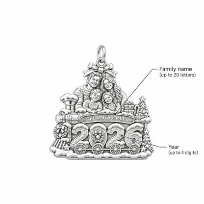 Christmas Family Express Charm Bracelet – Personalized Mom Gift – personalization guide