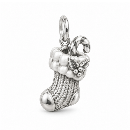Christmas Stocking Charm — Silver | charm-topics-remaining-444-2026-09-14 | topic-149