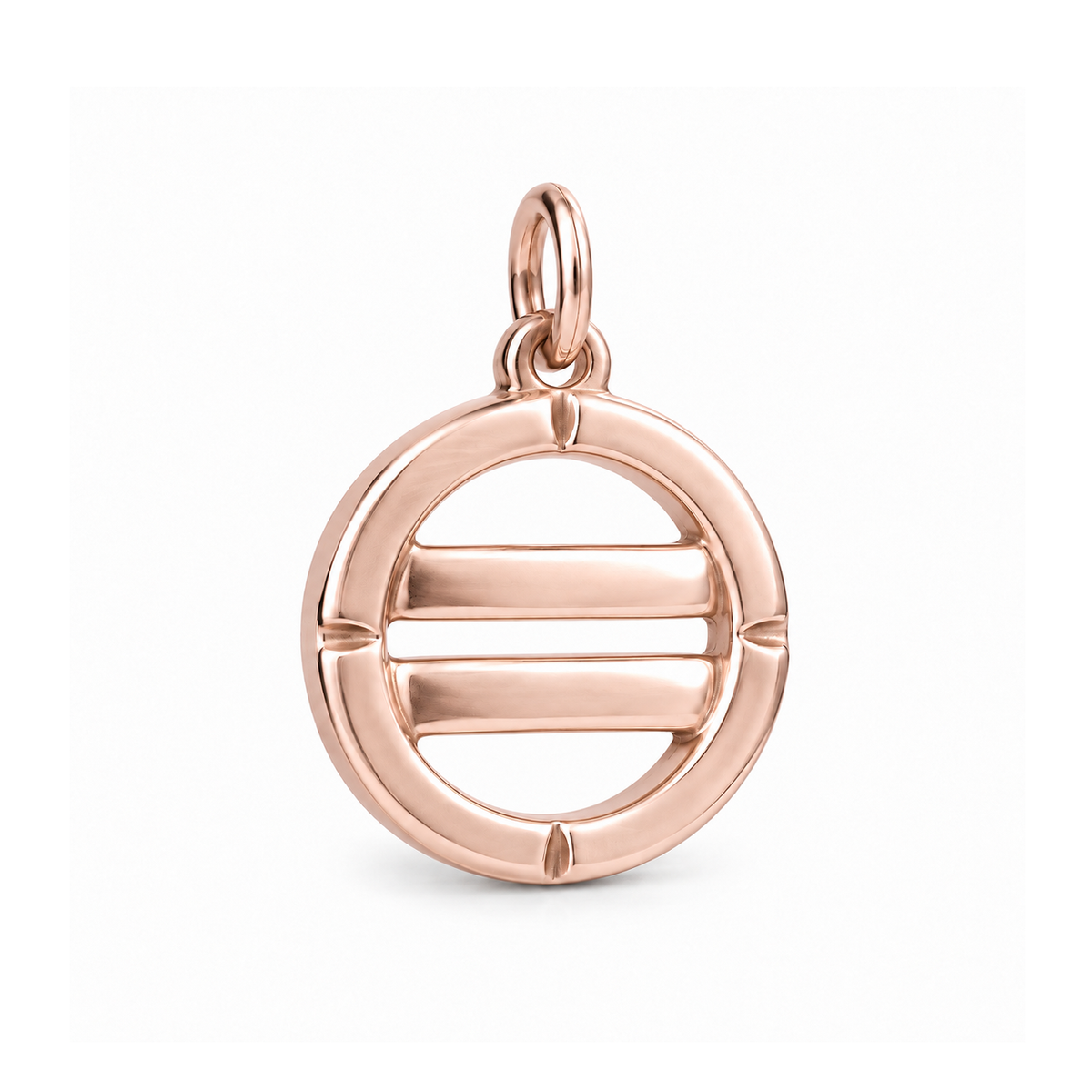 Circle of Equality Charm — Rose Gold | charm-topics-remaining-444-2026-09-14 | topic-184