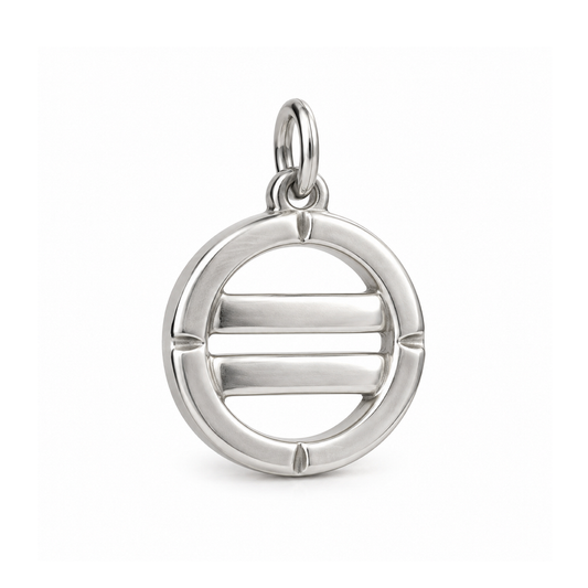 Circle of Equality Charm — Silver | charm-topics-remaining-444-2026-09-14 | topic-184