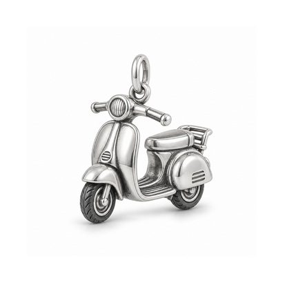 City Scooter Charm — Silver | charm-topics-remaining-444-2026-09-14 | topic-306