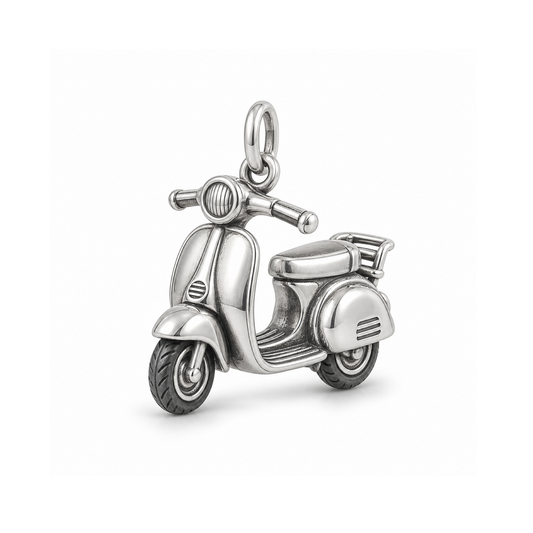 City Scooter Charm — Silver | charm-topics-remaining-444-2026-09-14 | topic-306
