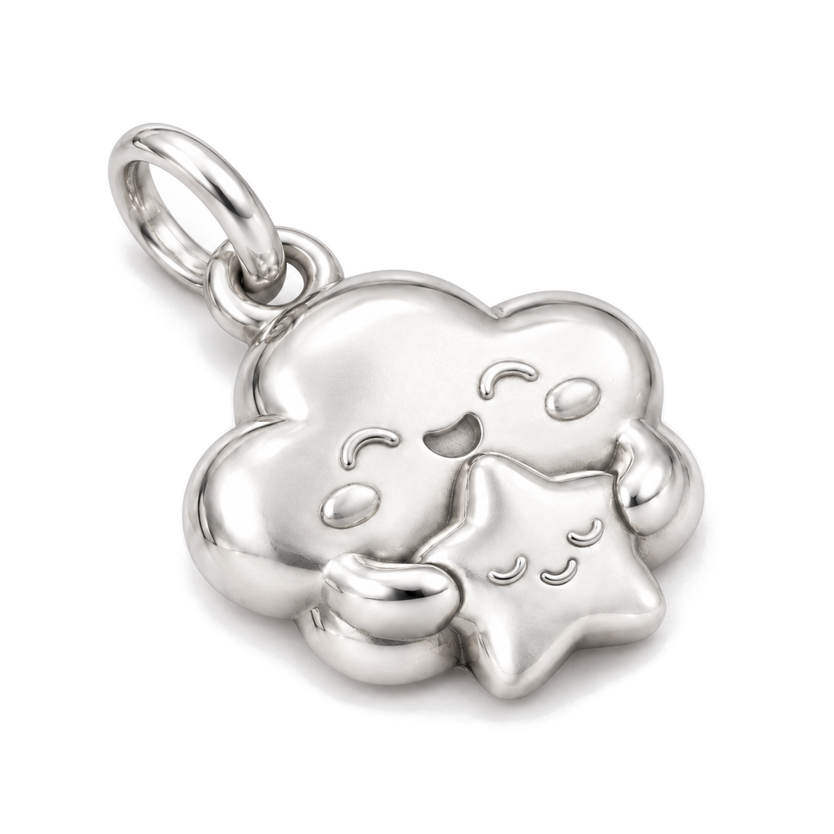 Cloud & Star Charm — Silver Super Macro | charm-topics-remaining-444-2026-09-14 | topic-079