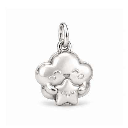 Cloud & Star Charm — Silver | charm-topics-remaining-444-2026-09-14 | topic-079