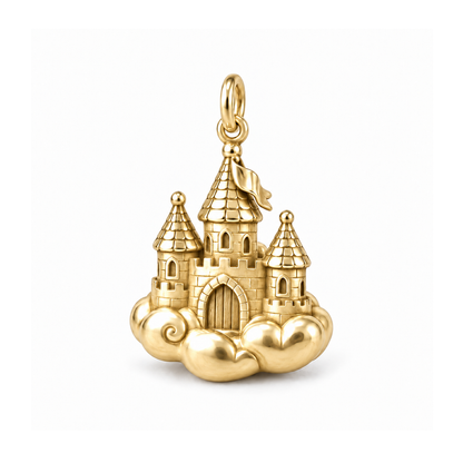 Cloud Castle Charm — Gold | charm-topics-remaining-444-2026-09-14 | topic-132