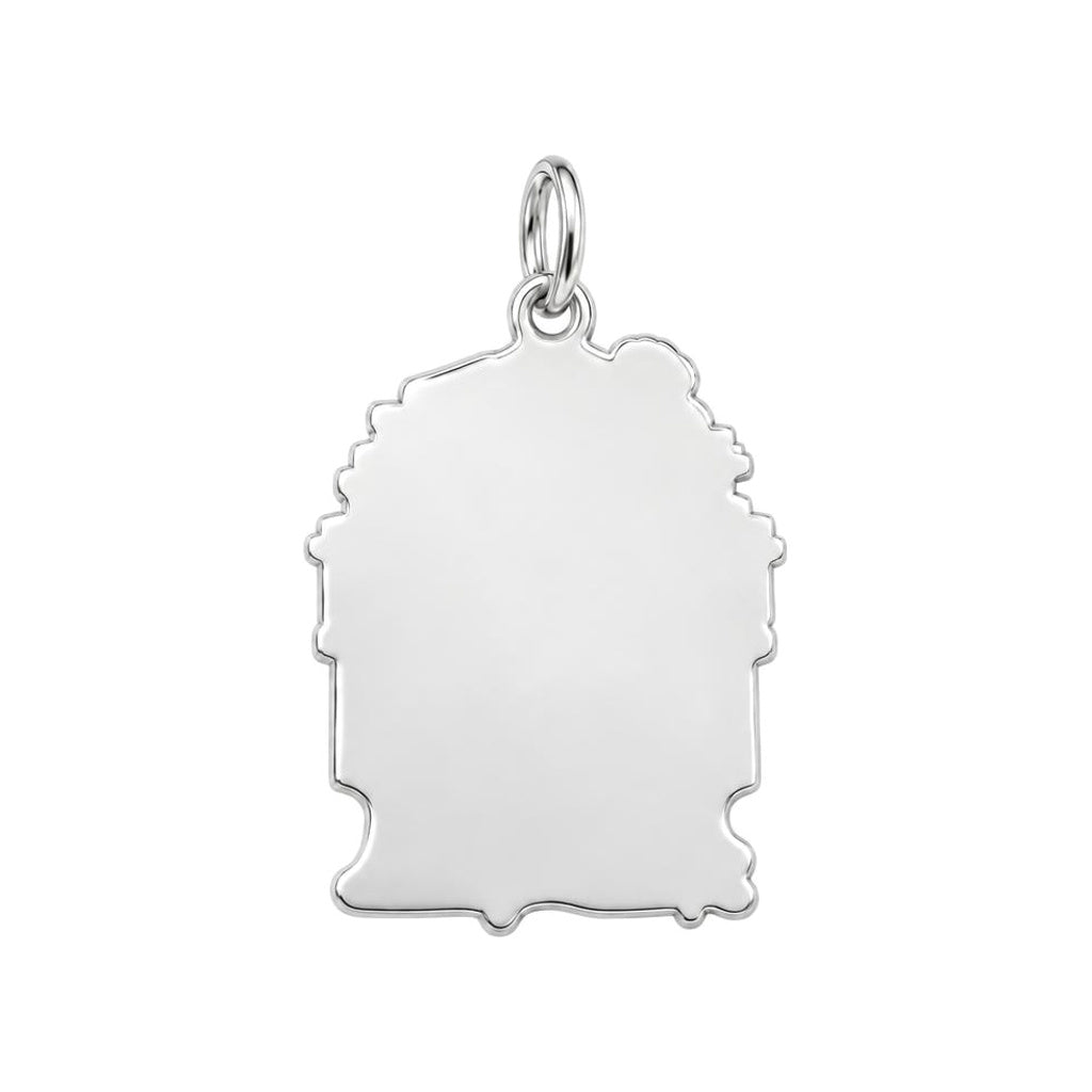 Cocktail Hour Besties Charm Bracelet – Personalized Friend Gift – back of the charm, engraving area