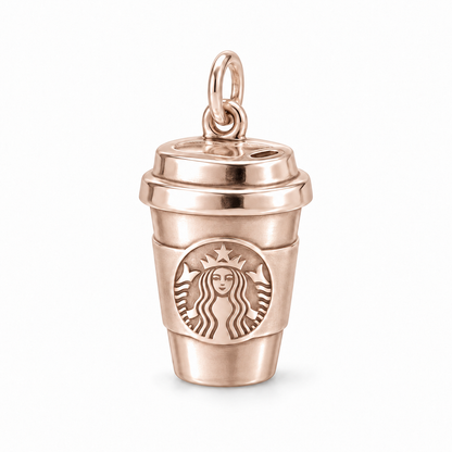 Coffee Break Cup Charm — Rose Gold | charm-topics-remaining-444-2026-09-14 | topic-375