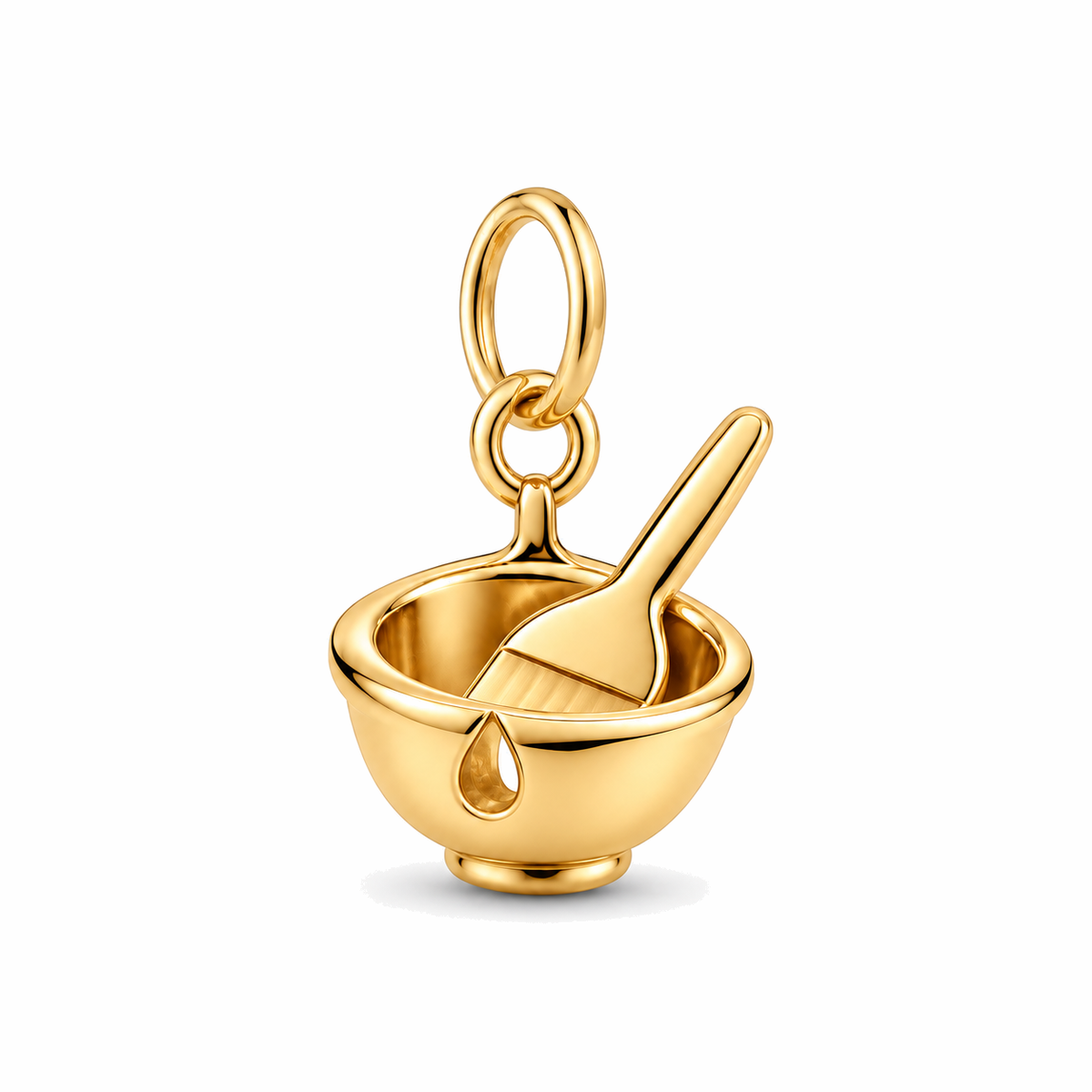 Color Bowl & Tint Brush Dangle Charm | Gold | sha256:31176b8c909ddf701267797cd881164b48949a4c0a08cff2af6d6195fe20a39e