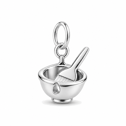 Color Bowl & Tint Brush Dangle Charm | Silver | sha256:a266054b303caa72e606211720f5e4dea22e7b42fda790f8e62f10dccb965008