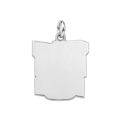 Comic Book Hero Pet Charm Bracelet – Personalized Dad Gift – back of the charm, engraving area
