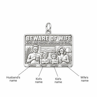 Cool Husband Shady Kids Charm Bracelet – Personalized Dad Gift – personalization guide
