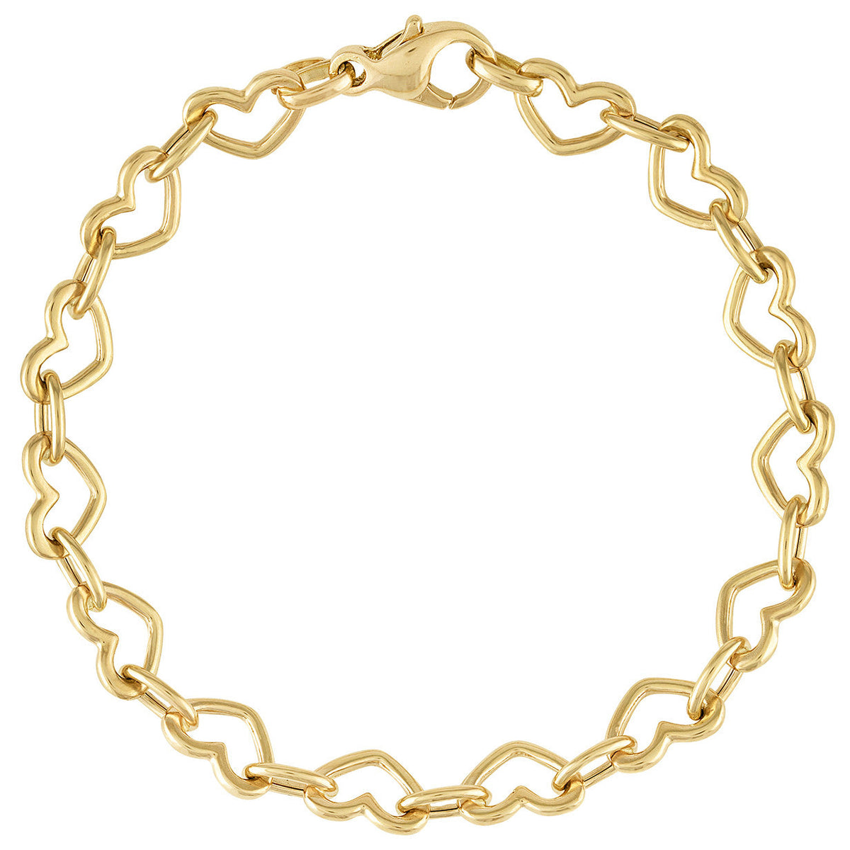 Cordelia Charm Bracelet — gold finish product image