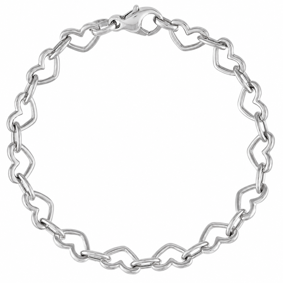Cordelia Charm Bracelet — silver finish product image