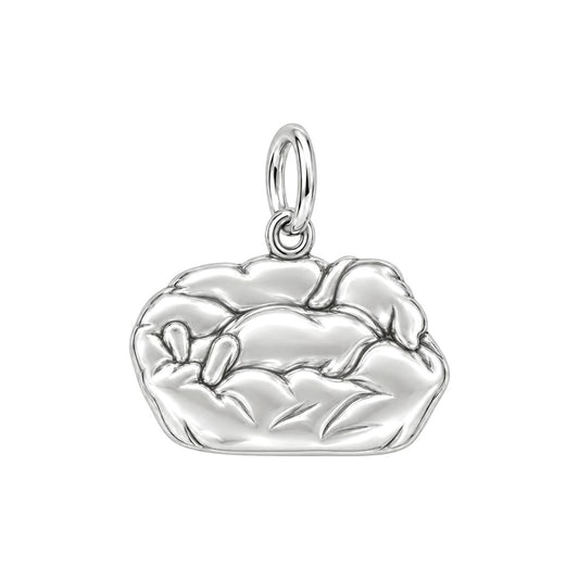 Couch Potato Pup Charm and Polyester Cord Bracelet Set