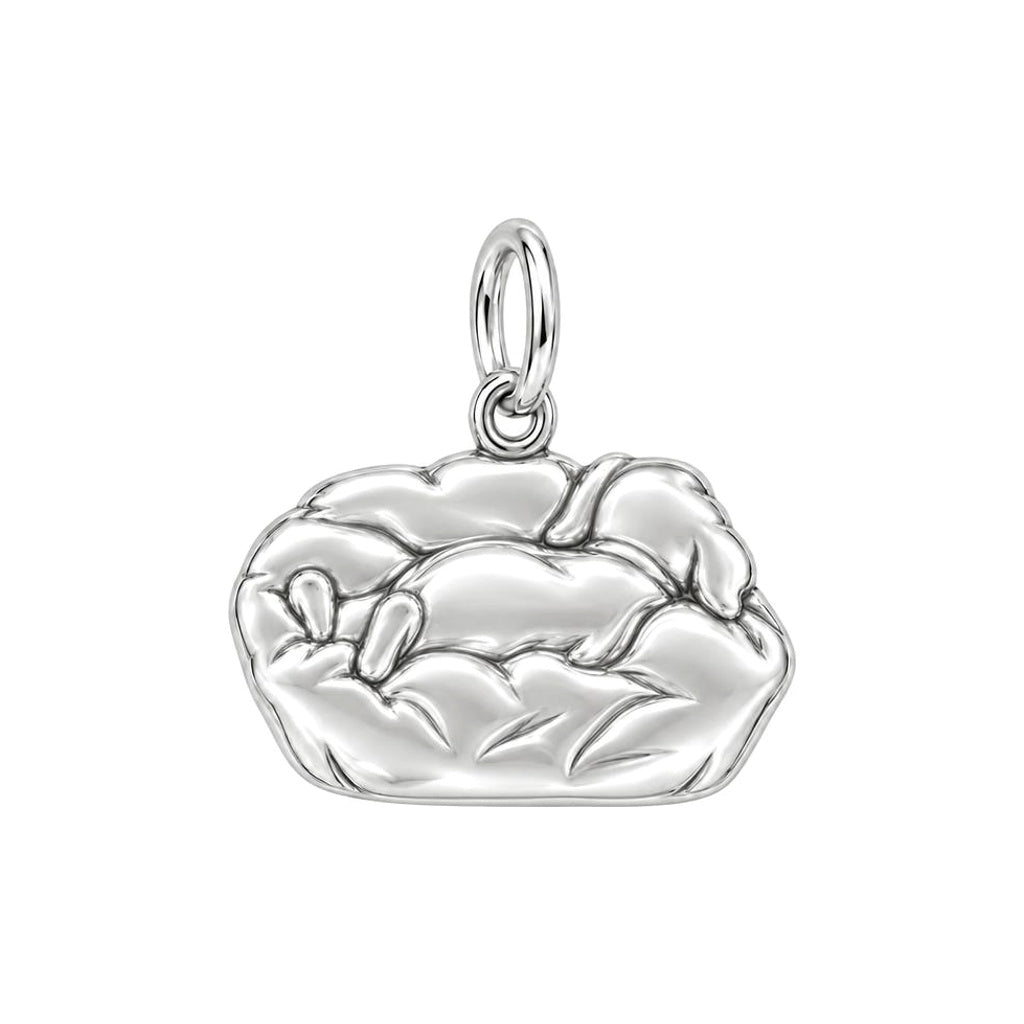 Couch Potato Pup Keepsake Plaque – back of the charm, engraving area