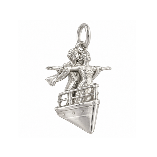 Couple at the Ship Bow Charm — Silver — 50-works-silver-20260916-63