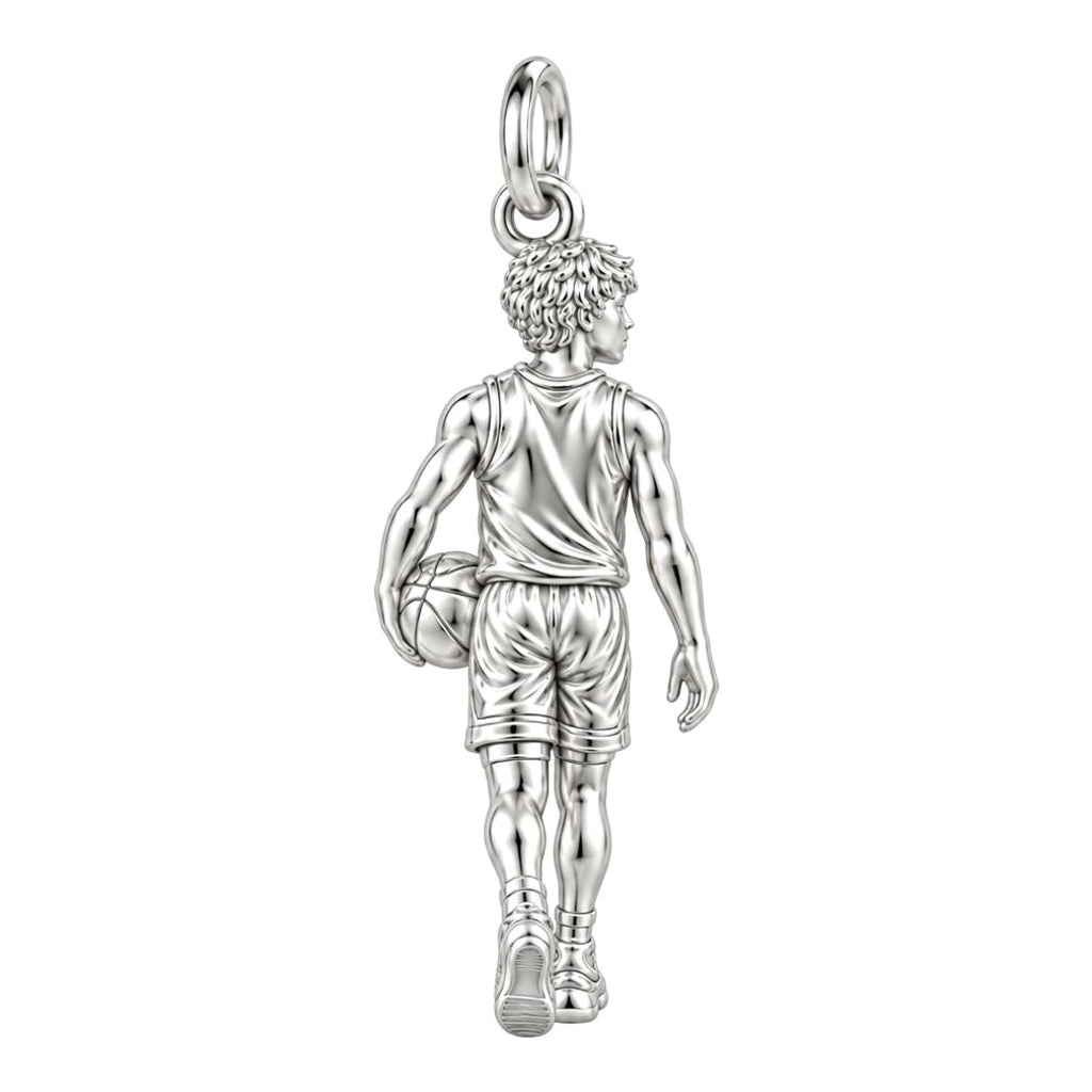 Courtside Dreams Player Charm and Polyester Cord Bracelet Set