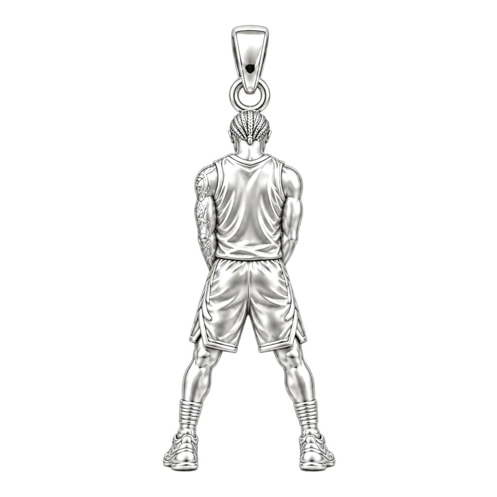 Courtside Focus Athlete Charm and Polyester Cord Bracelet Set